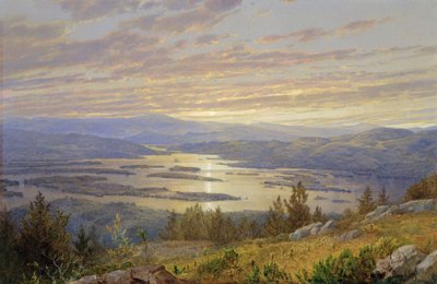 Lake Squam from Red Hill, 1874 by William Trost Richards